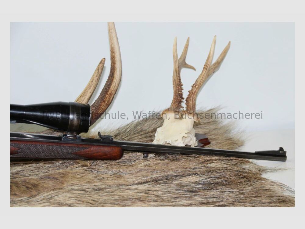 Carabina Stoermer con cañón octogonal 6,5x68R