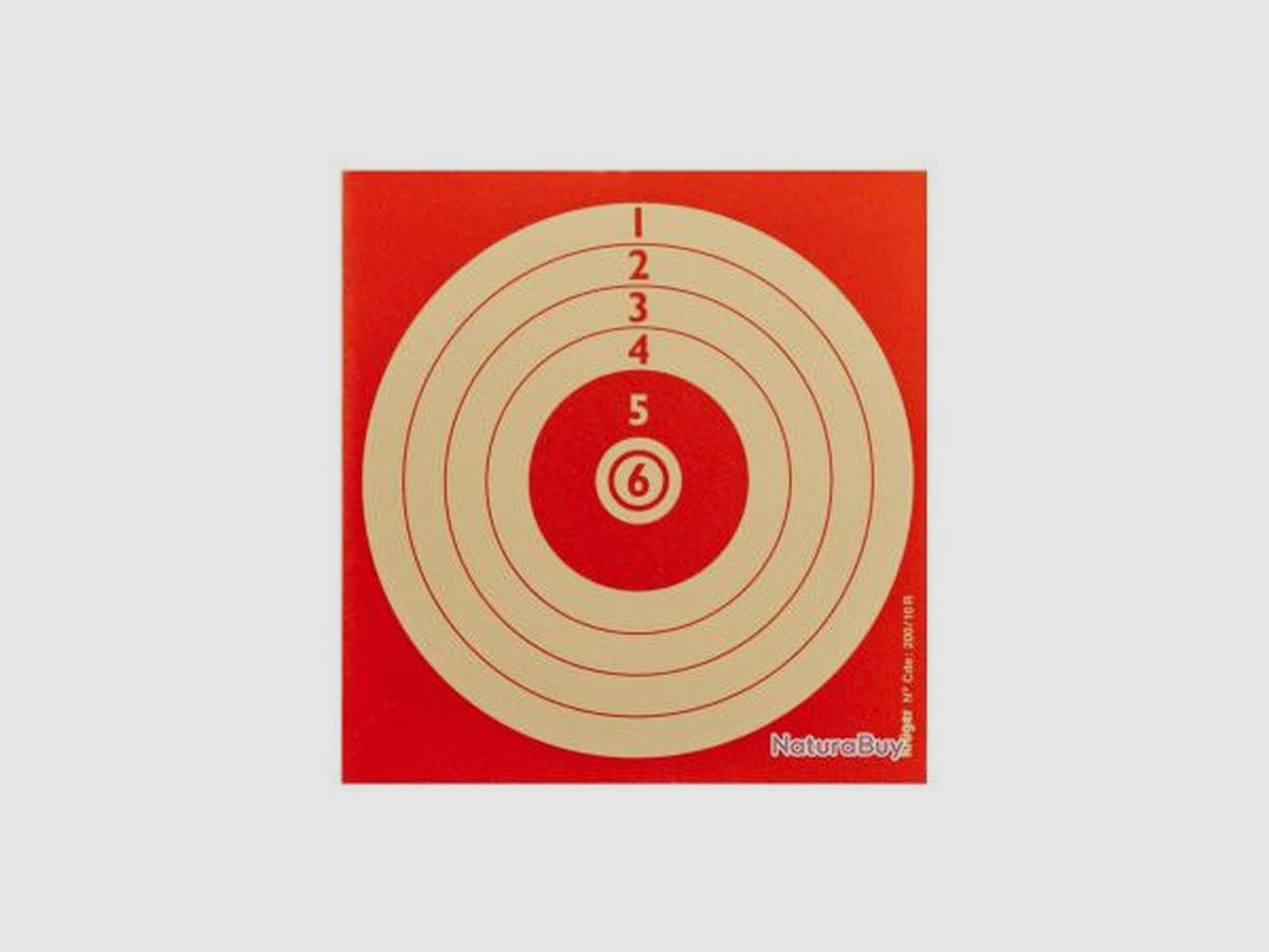 Cibles Cartonnées Rouges - 1000 Pièces 10x10 cm - Haute Visibilité - Pour Entraînement Précis, image 2 sur 5