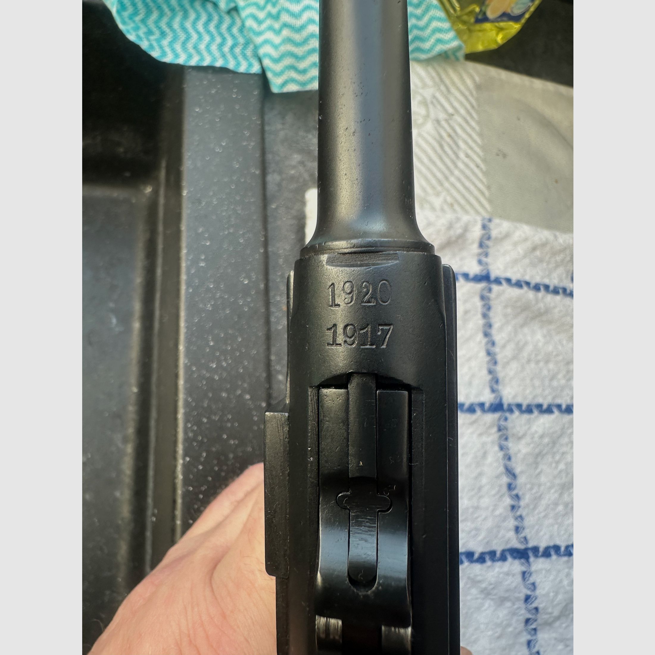 Pistool DWM 08 Erfurt Nummerngelijk 2643