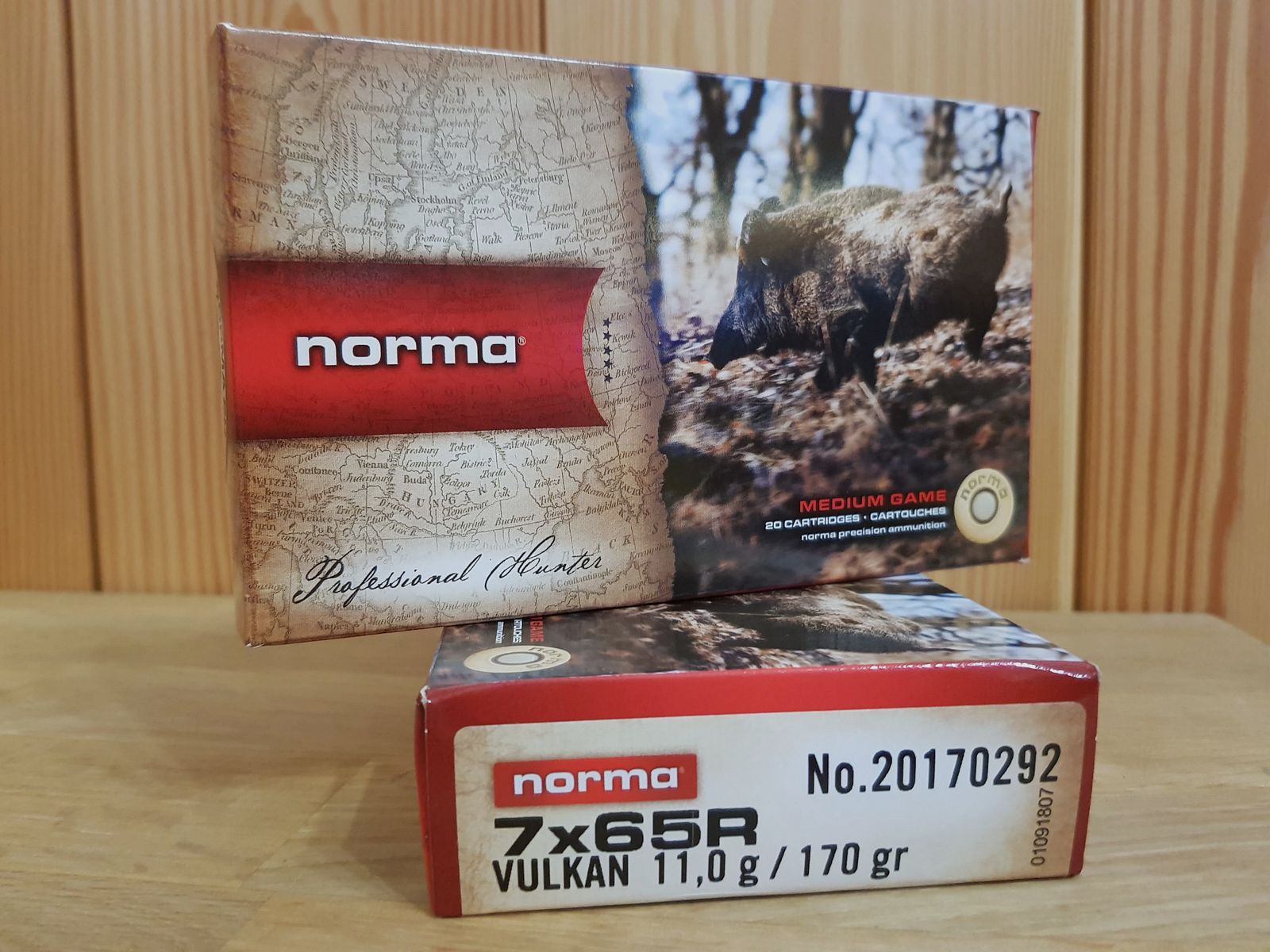 NORMA AMMUNITION CAL 7X65 R VULCAN 170 GR.