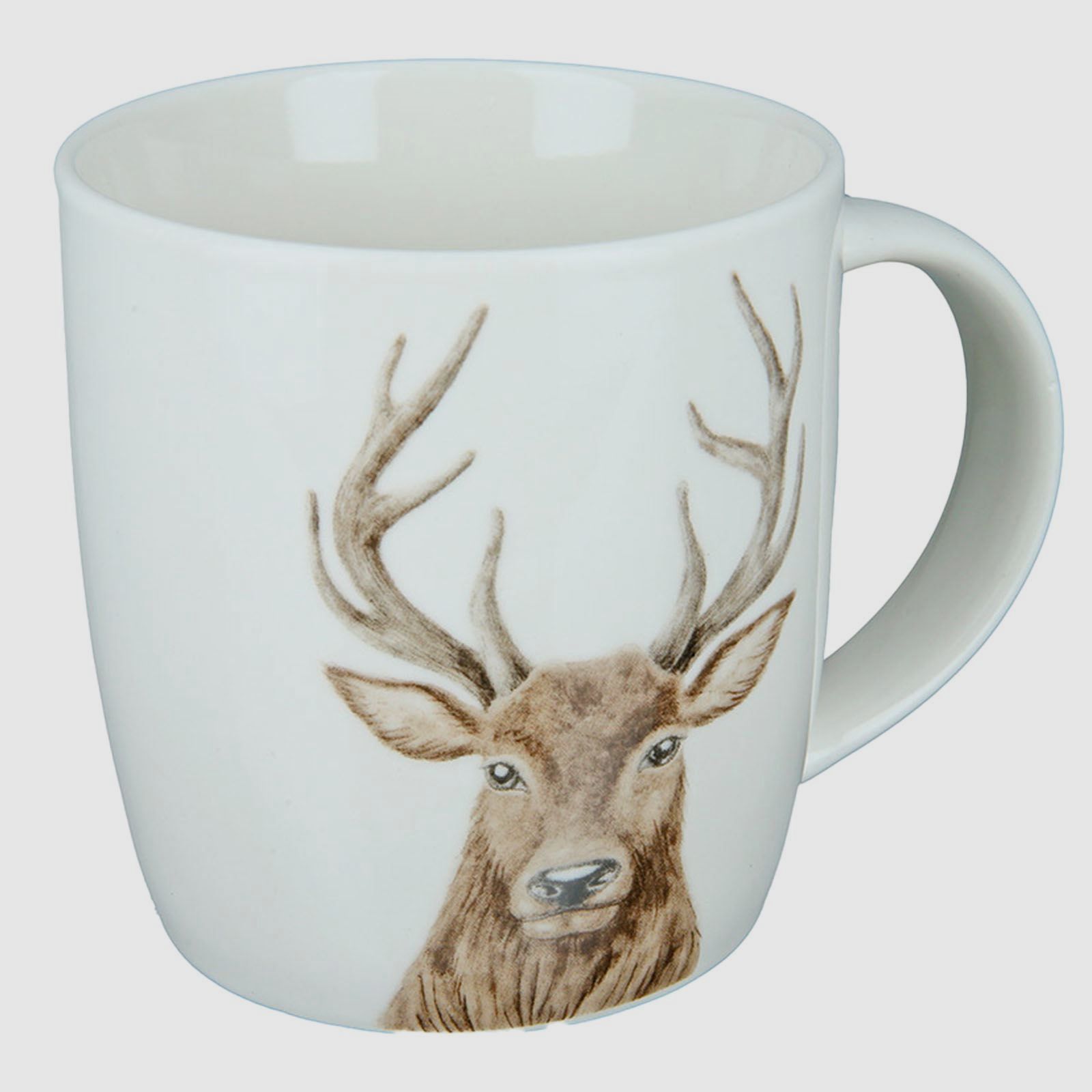 AKAH Porzellantasse Hirschkopf 380ml