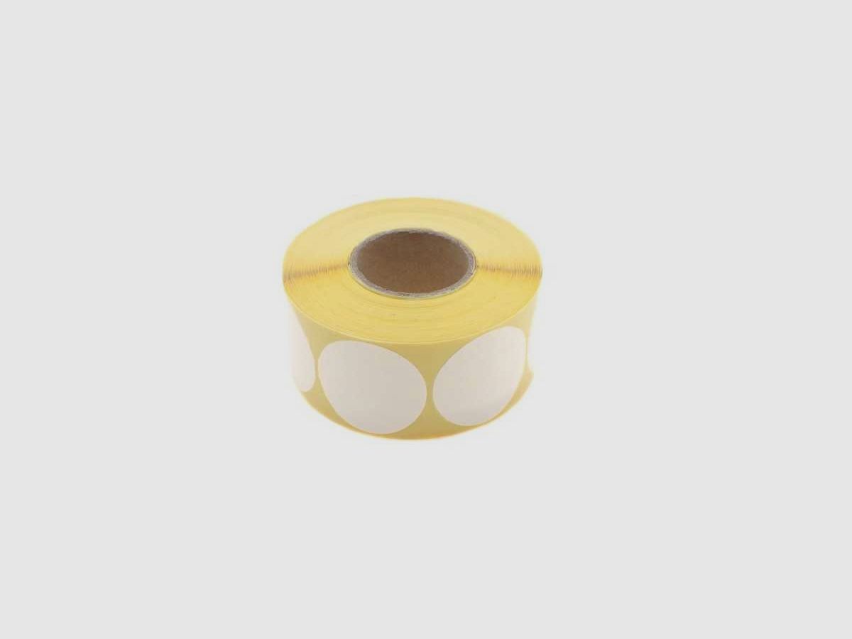 Eemann Tech Zielaufkleber - WEISS - 40mm x 1000 Stück., Bild 1 von 3