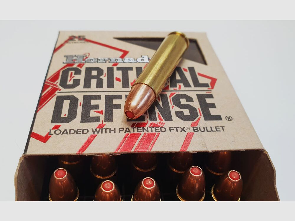 Hornady 30 Carbine 110gr FTX Critical Defense® 25 cartuchos
