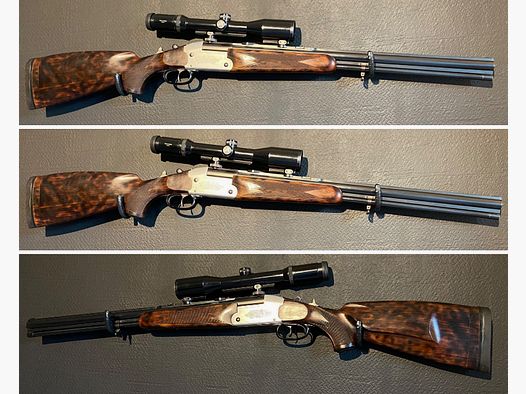 Heym Bockbüchsflinte Kal. 12/76 & 6,5x64 Brenneke mit Swarovski ZF