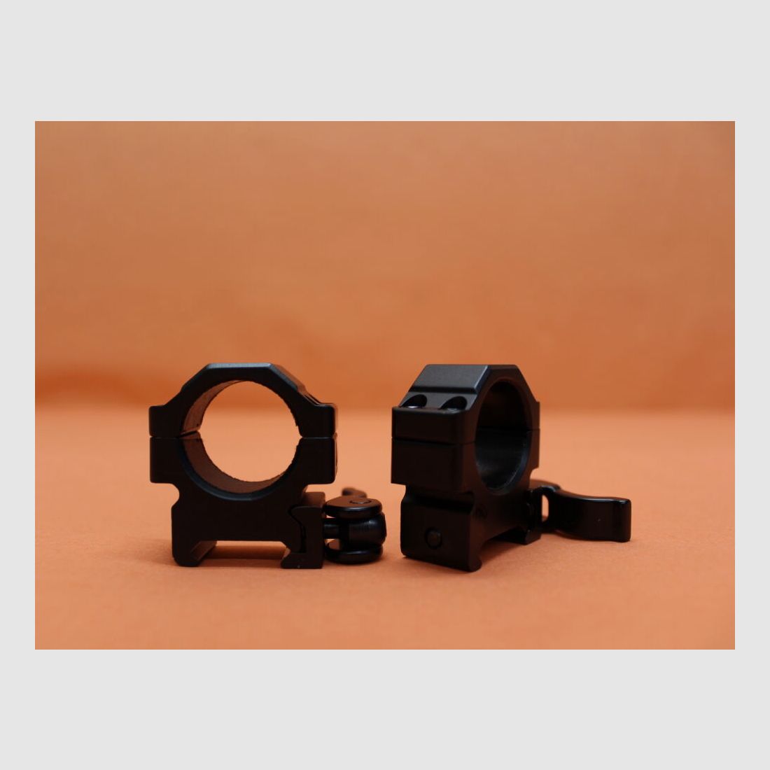 UTG - Leapers UTG QD Montageringe 1" Low (RQ2W1104) Law Enforcement Quick Detach/Lock f.Picatinnyprofil BH=10mm