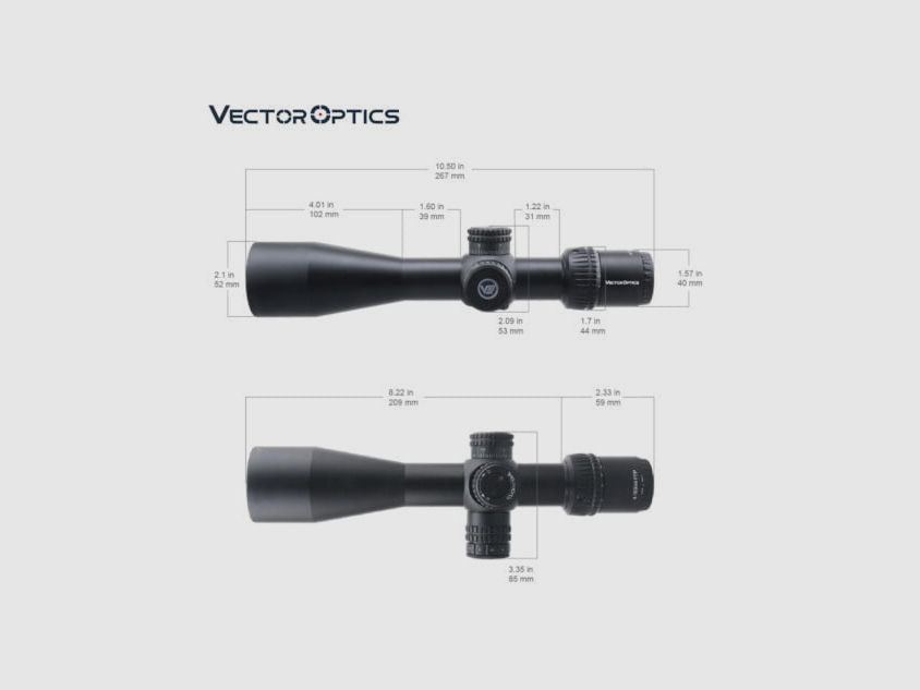 Vector Optics Veyron Zielfernrohr 4-16×44 IR FFP, Bild 5 von 6