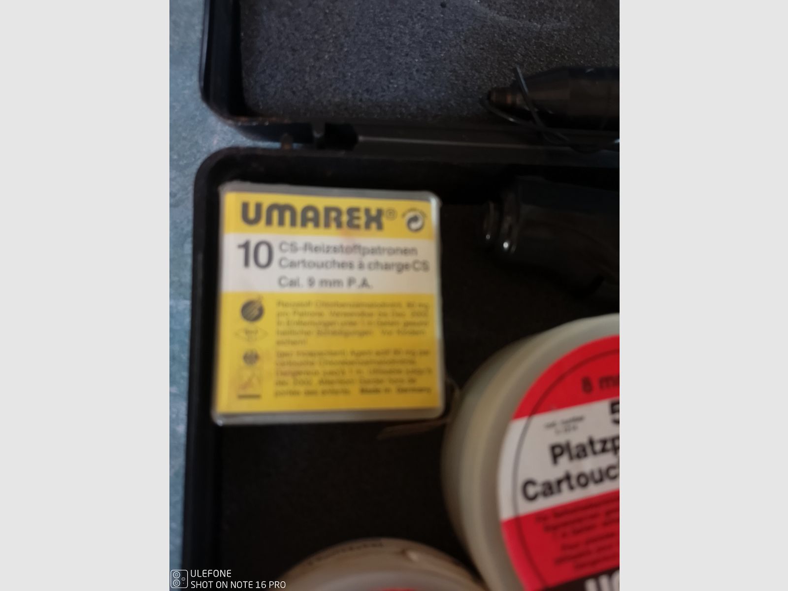 Walther P99 kal.9mm, Traangas, Flubberpatronen, Vuurwerk, Pistool