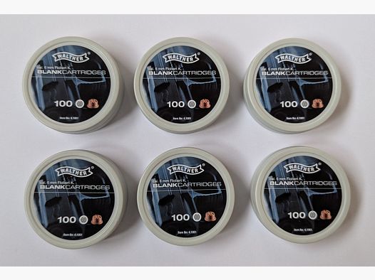 Kartridże treningowe kal. 6 mm Flobert 600 strzałów Walther