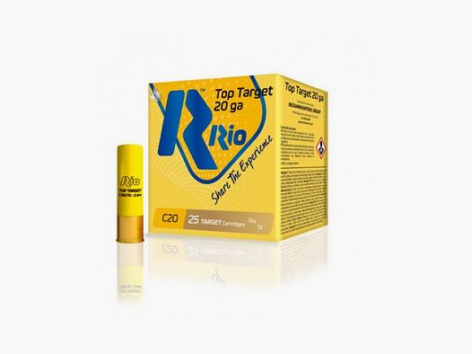 Patrone Rio Top Target C.20/70 28 g N° 7 1/2 Kiste mit 250 Stück