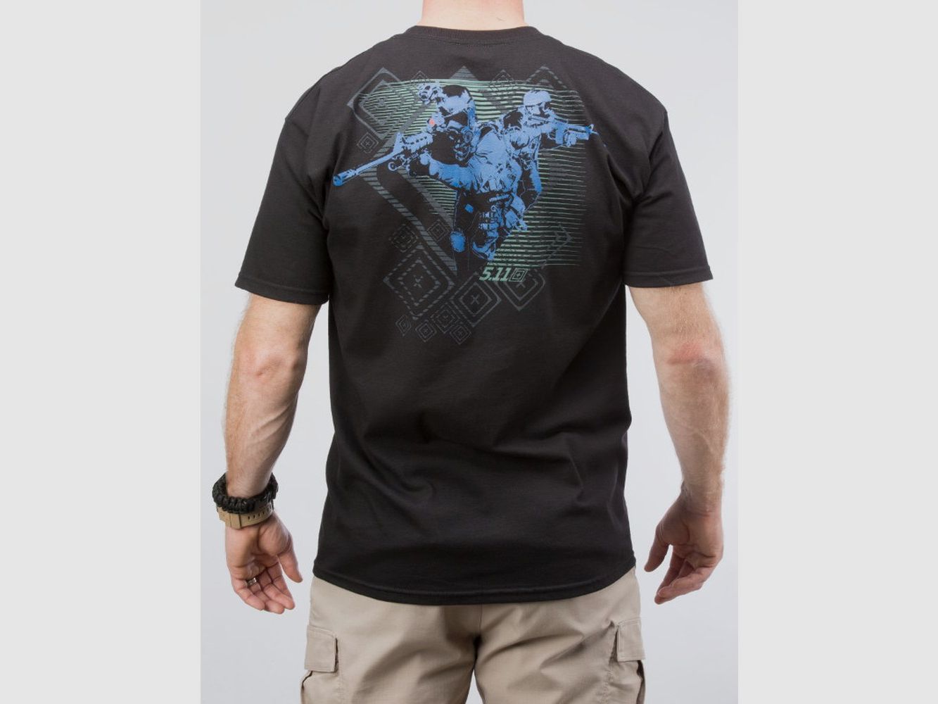 5.11 Tactical Red Scope Herren Freizeit T-Shirt