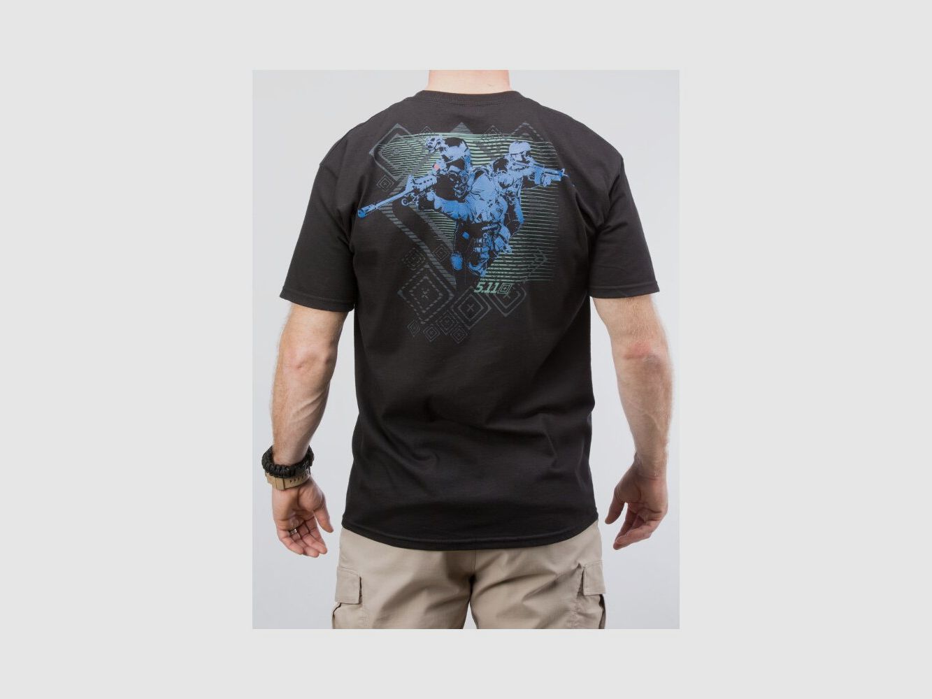 5.11 Tactical Red Scope Herren Freizeit T-Shirt