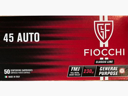 Fiocchi .45ACP FMJ 230grs - 1000 Schuss