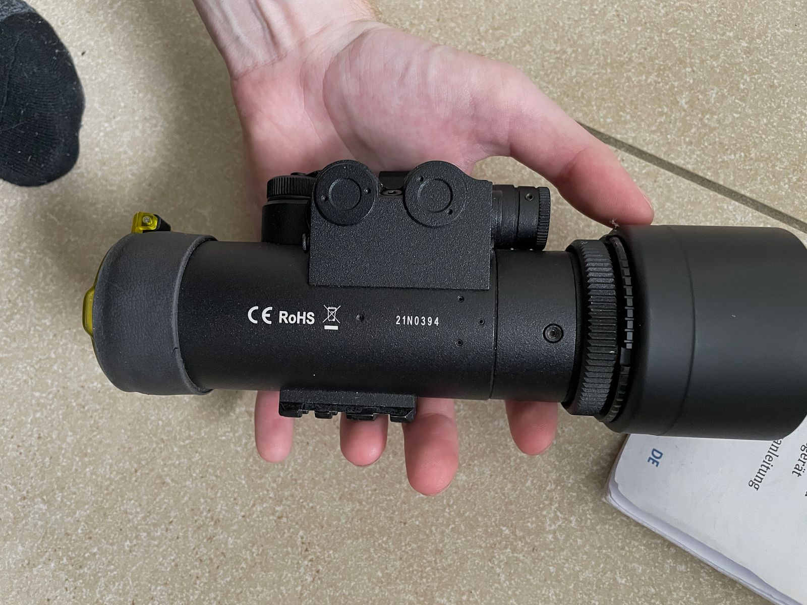 Dipol D400DNS digital night vision attachment with Rusan adapter