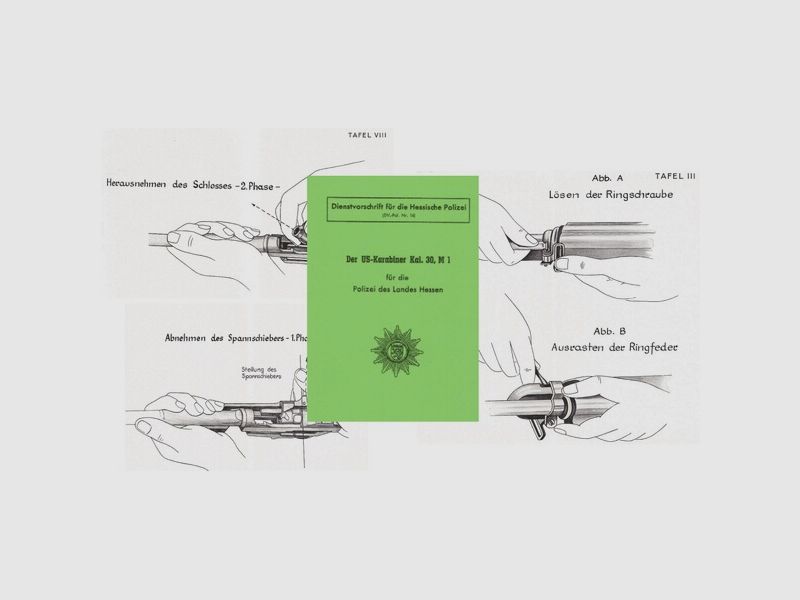 Nachdruck Hessische Polizei-Dienstvorschrift 30M1 Carbine
