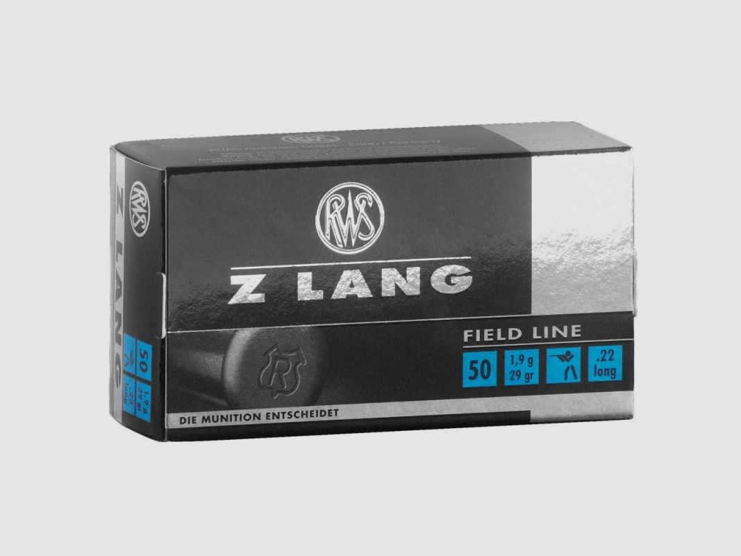 RWS cartouche à percussion annulaire .22lr Z-Long munition d'intérieur / 50 pcs