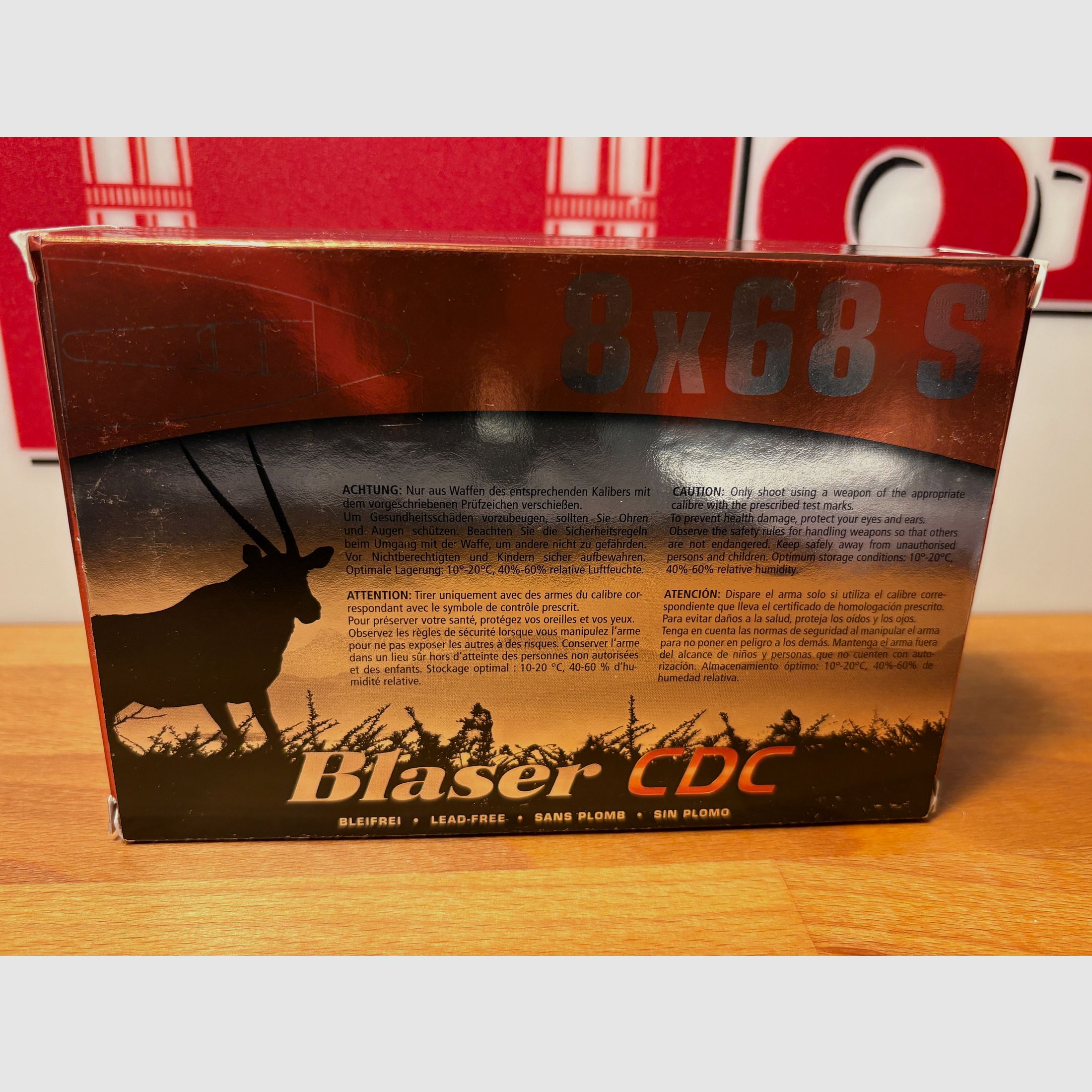 Blaser 8x68 S CDC 11,0g 170grs Bleifrei