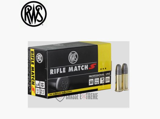 50 Patronen RWS kal. 22 Lr 40gr Geweer Match S