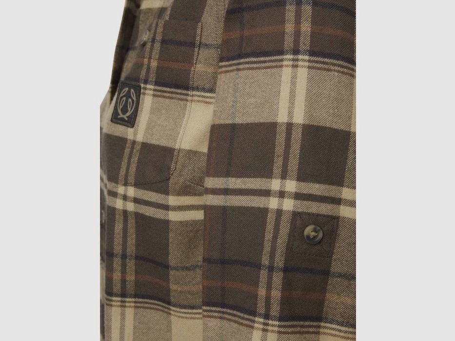 Dameshemd Chevalier Heron – Soil Brown Checked (1060209C7011), afbeelding 5 van 6