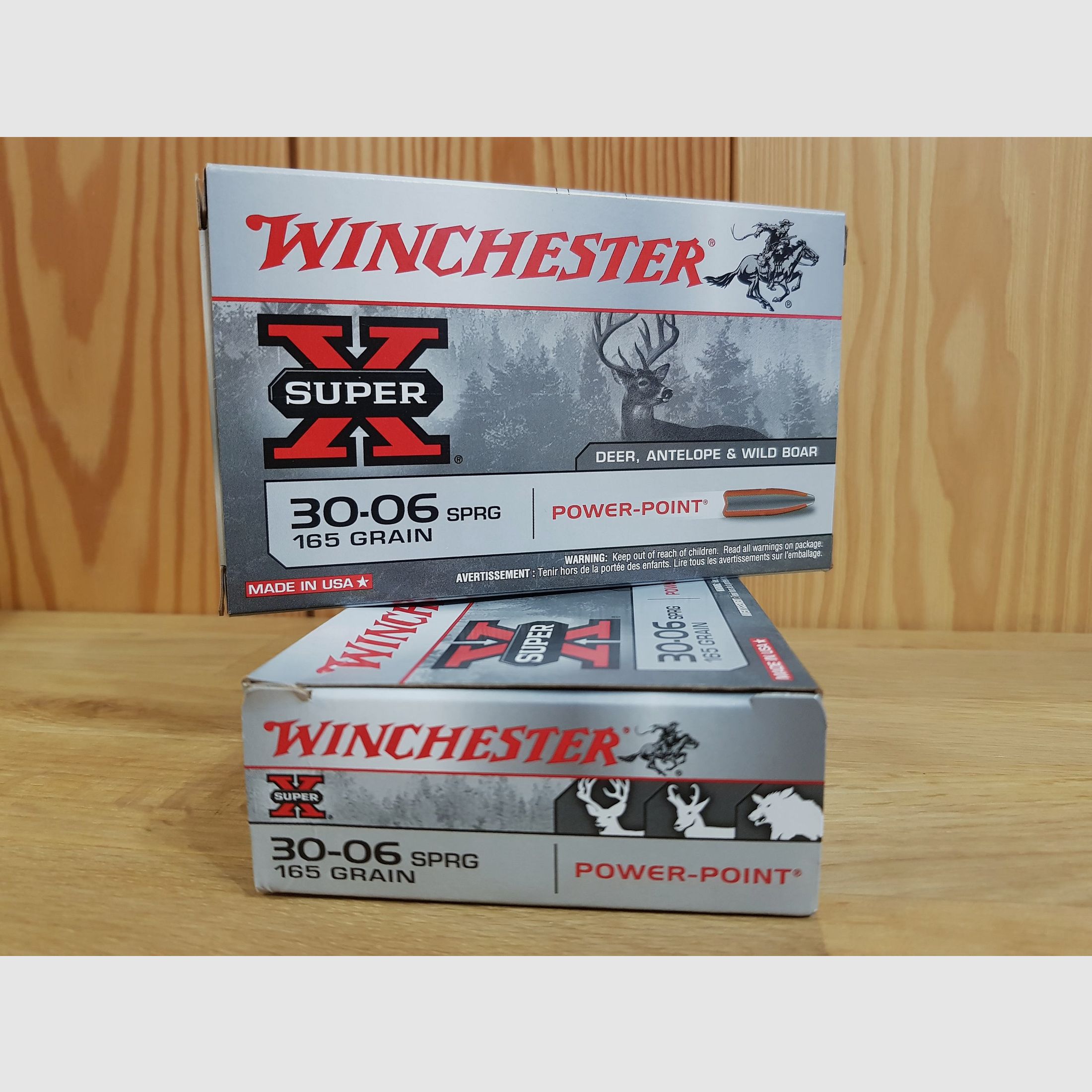 WINCHESTER MUNITION KAL. 30-06 POWER POINT 165 GR.