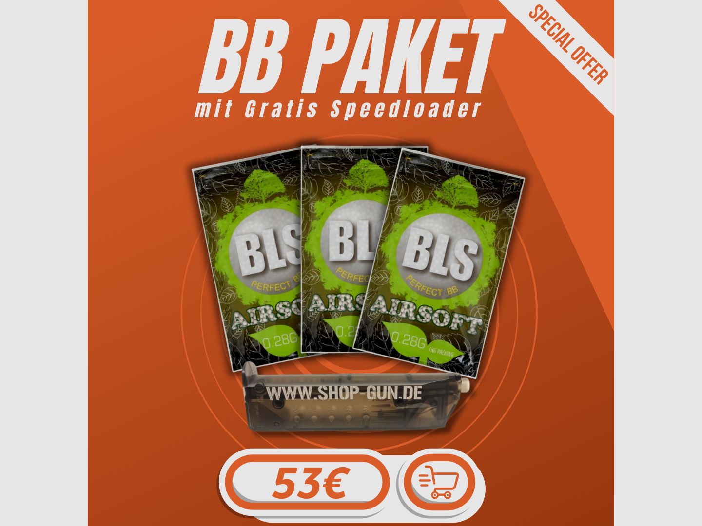 0.28g BLS BIO Sparpaket mit Speedloader