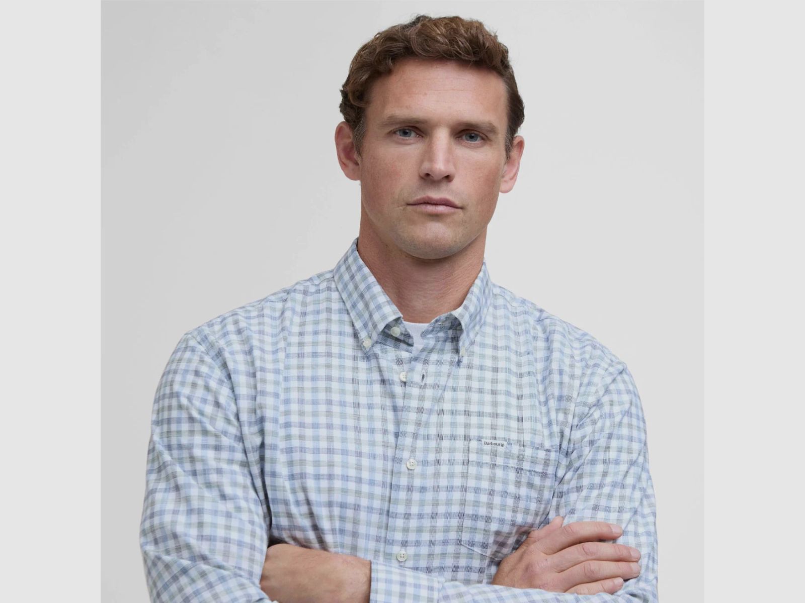 BARBOUR Ravenfield Hemd Regular Fit Navy