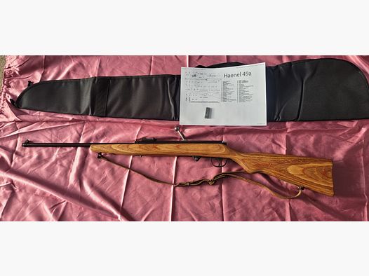 Vendo rifle de aire comprimido con magazine, modelo Haenel 49a
