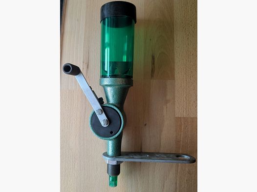 RCBS Uniflow Pulverfüller mit Pulverdach und Halterung