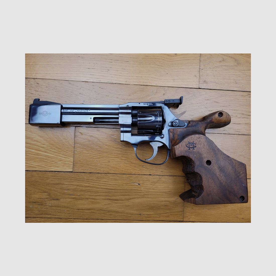 Seltener Wettkampf-Revolver Manurhin – Legendärer MR32 MATCH 2. Serie – 6 Schuss – 32SWL – Top Zustand!, Bild 8 von 19