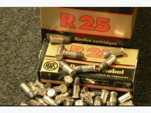 RWS R25 rimfire cartridge .22 short