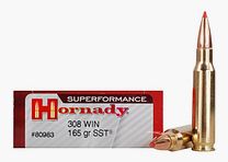 Hornady Superformance .308 Win. 165GR SST 20 cartridges