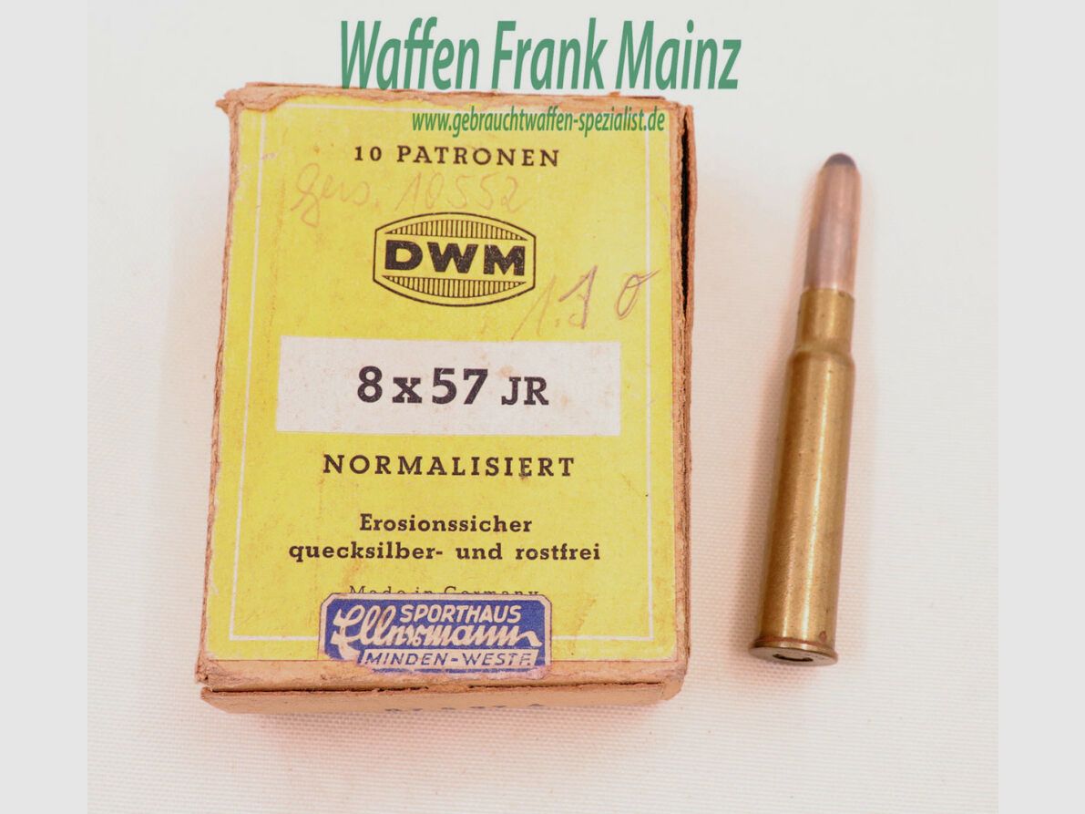 DWM, Karlsruhe Büchsenpatronen 8x57 JR