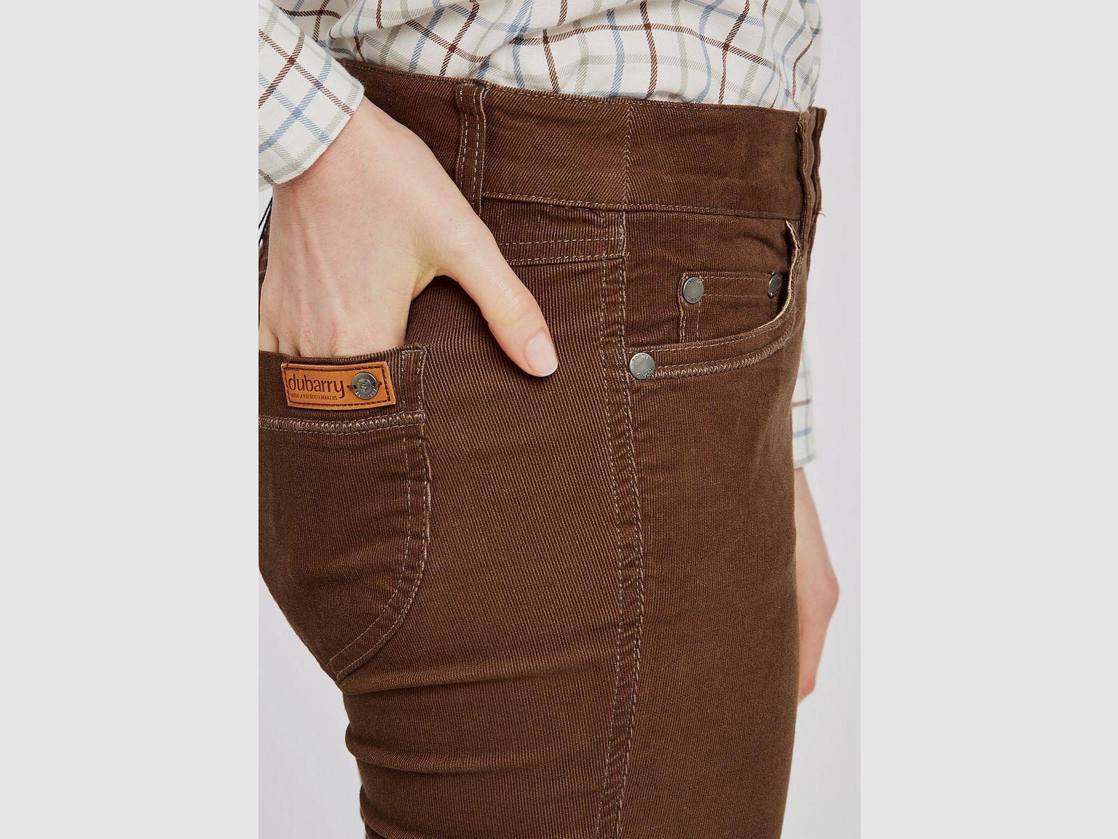 Dubarry of Ireland Pantalon en velours côtelé Honeysuckle mocha