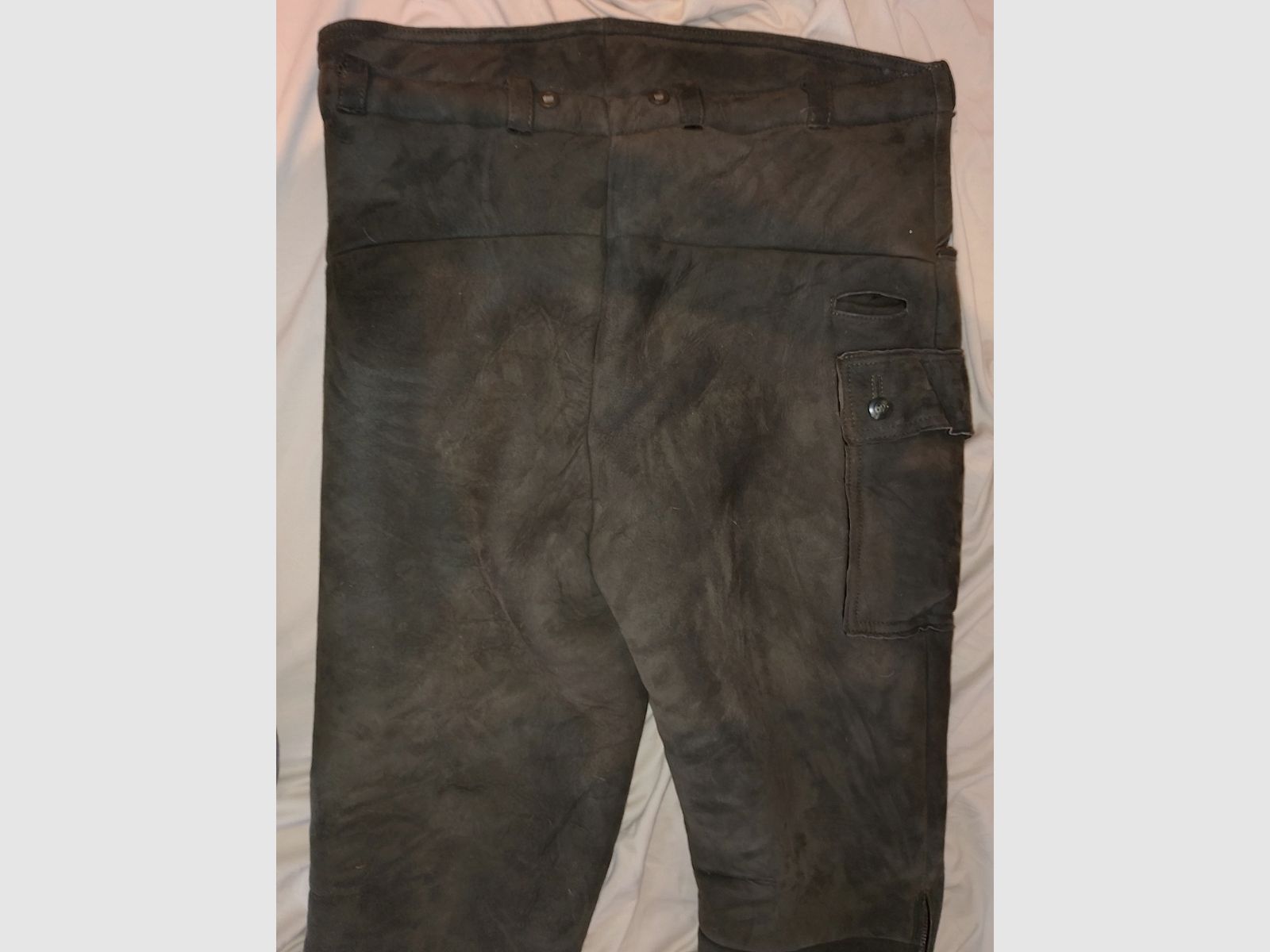 Kwalitatieve zitbroek - Lederfabrikant Wit