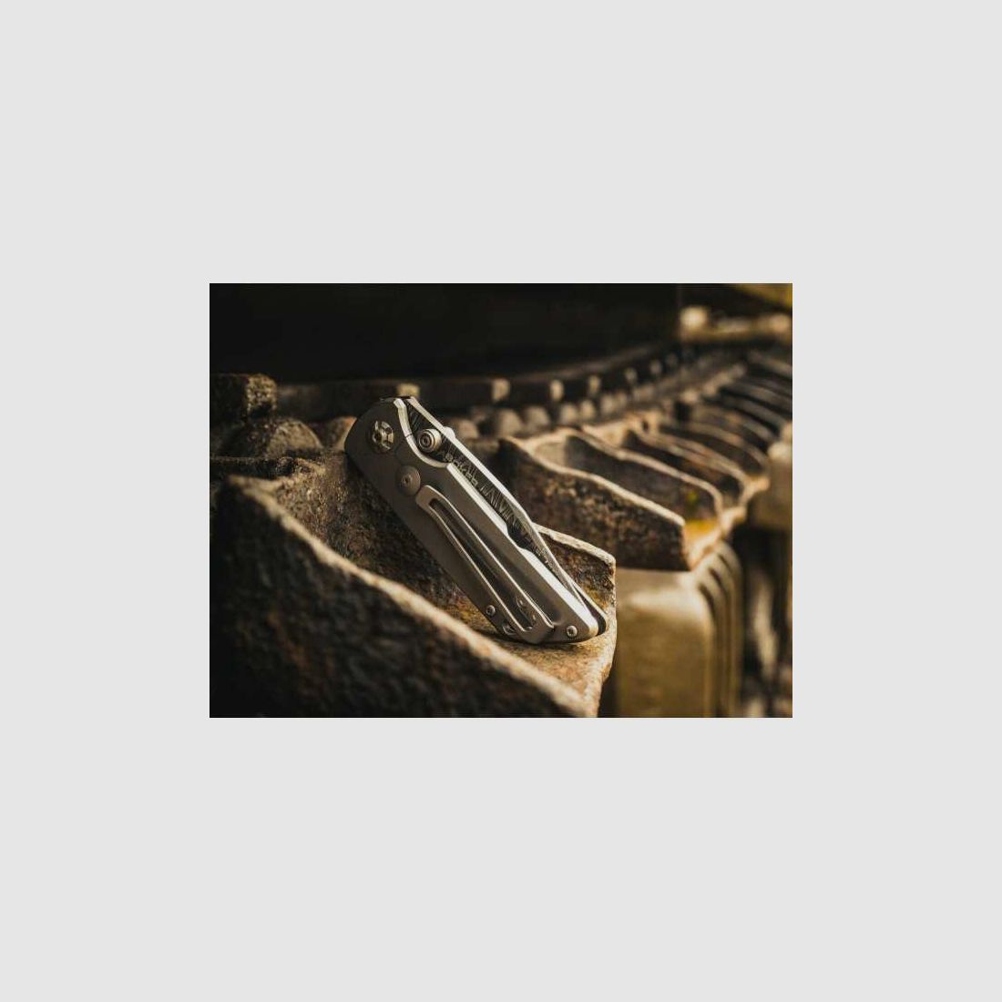 Böker M4 Sherman Damast Mes by Chad Nichols