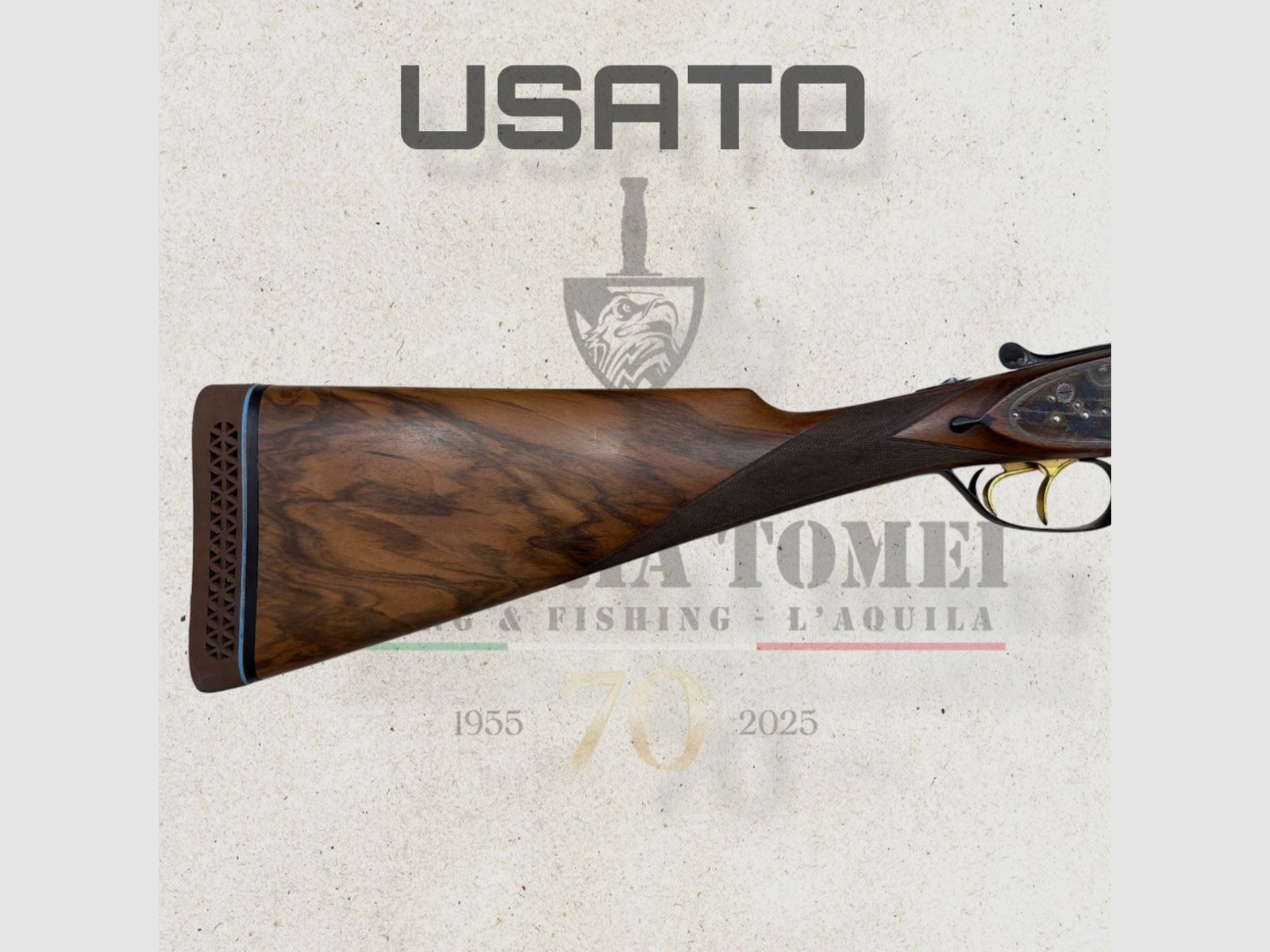 USED – SIDE-BY-SIDE SHOTGUN – BERNARDELLI HOLLAND & HOLLAND SYSTEM cal. 12, image 2 of 14