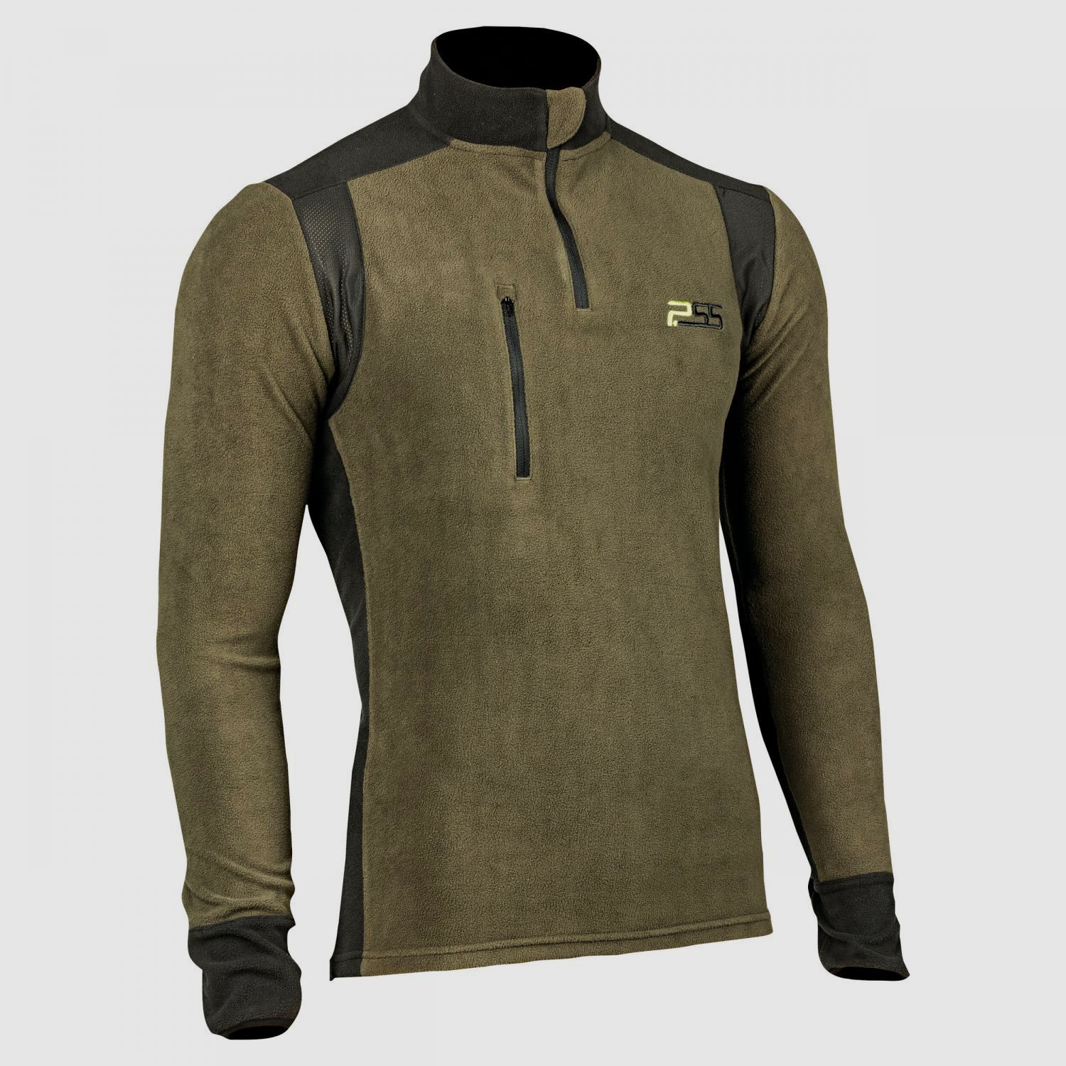 X-treme Polar Microfleece Pullover Herren (Grün/Schwarz)