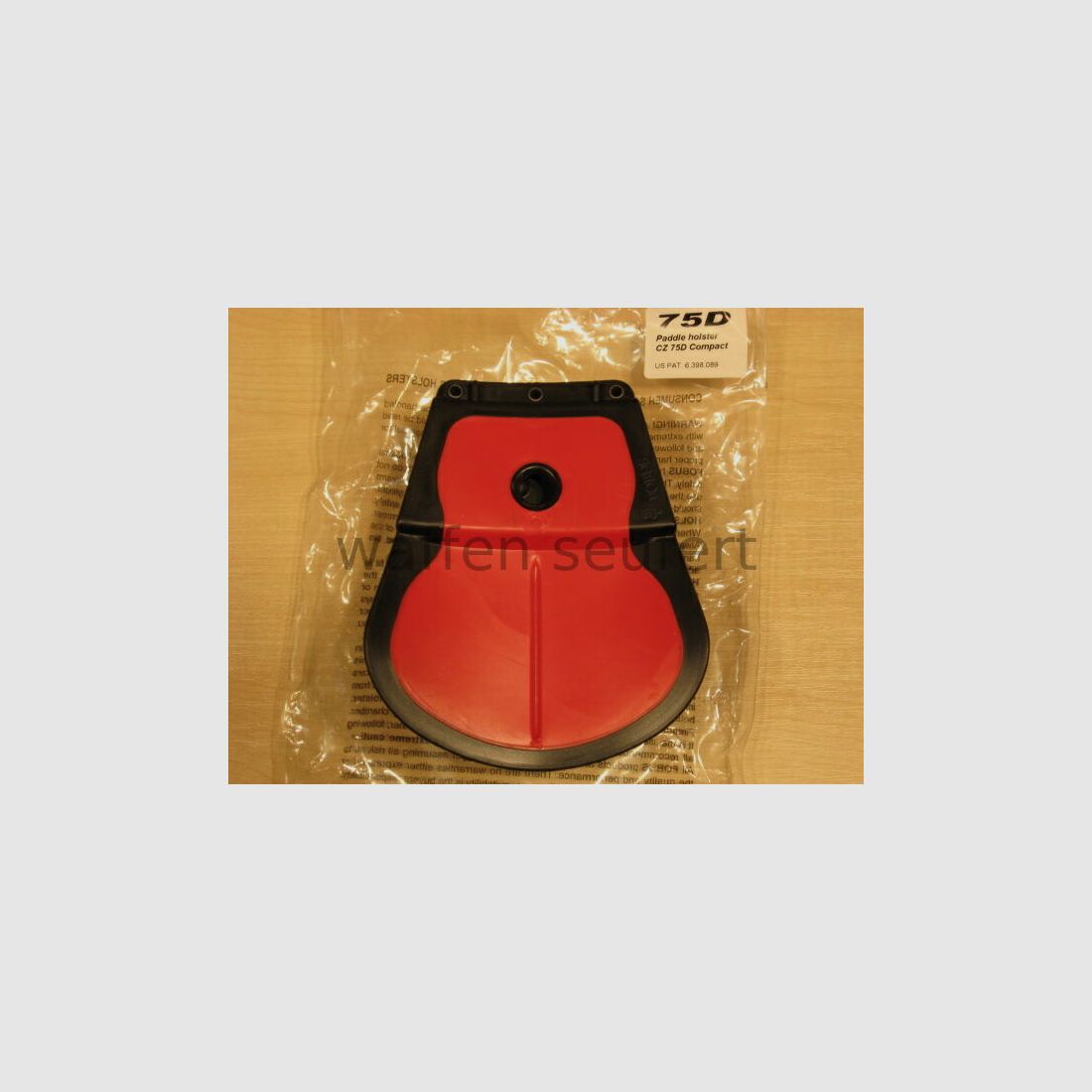 Fobus CZ 75D Compact Paddle Gürtelholster Hartkunststoffschale