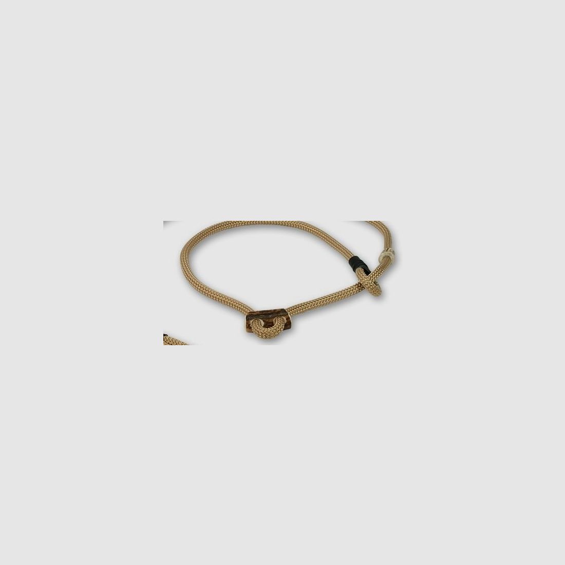 Mystique® Field trial Moxon-Leine 8 mm 150 cm beige mit Hornstopper, Bild 2 von 2