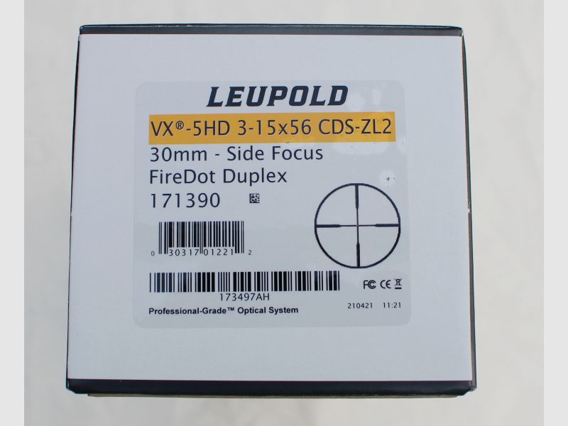 Zielfernrohr von LEUPOLD VX-5HD, 3-15x56, Absehen Beleuchted Fiere Dot ( Absehen 4 )