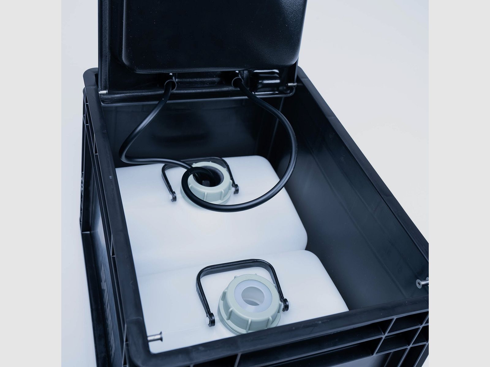 BOXIO WASH PLUS | Mobiles Waschbecken mit Campingdusche