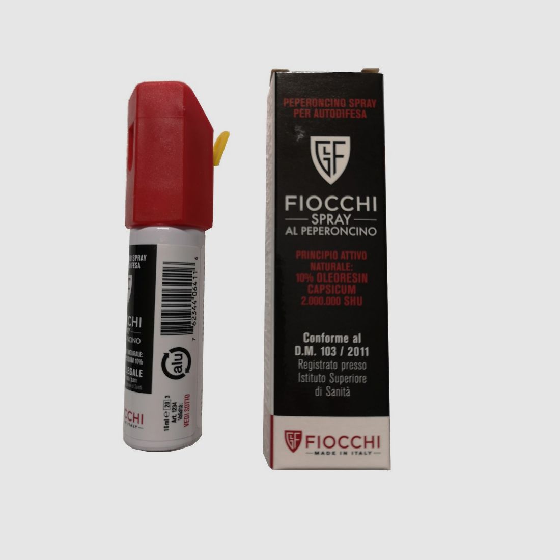 SPRAY DE PIMIENTA FIOCCHI OLEORESIN CAPSICUM 2.000.000 SHU SPRAY DE DEFENSA PERSONAL