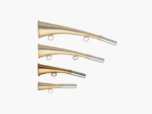 Tromba da caccia in ottone cm. 16
