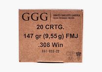 .308 Winchester FMJ 147grs./9,55g (20 colpi)