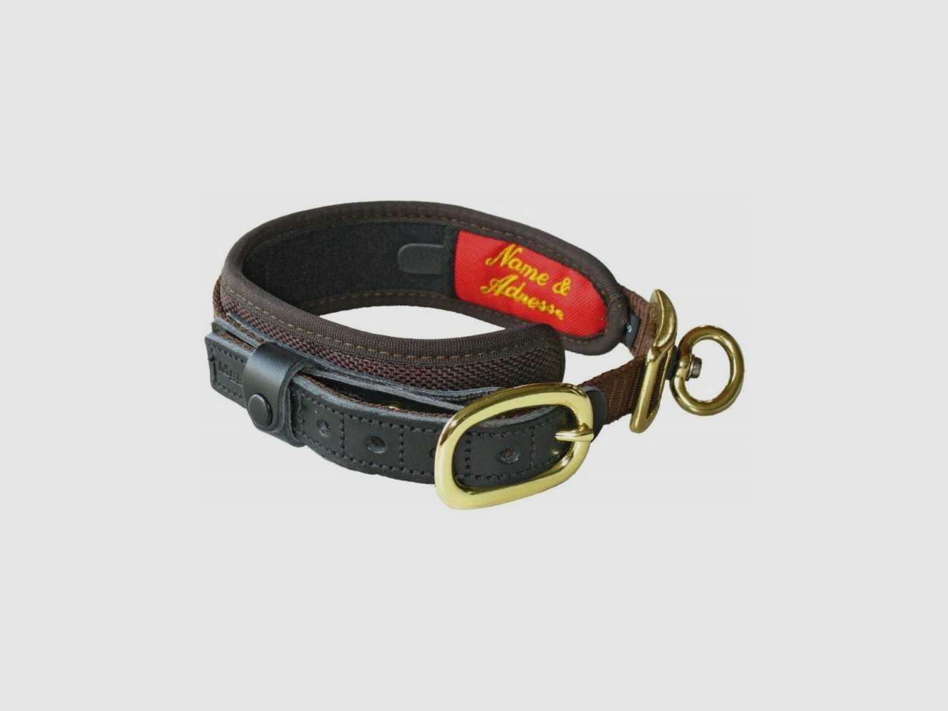 Luxus-Halsband braun Niggeloh