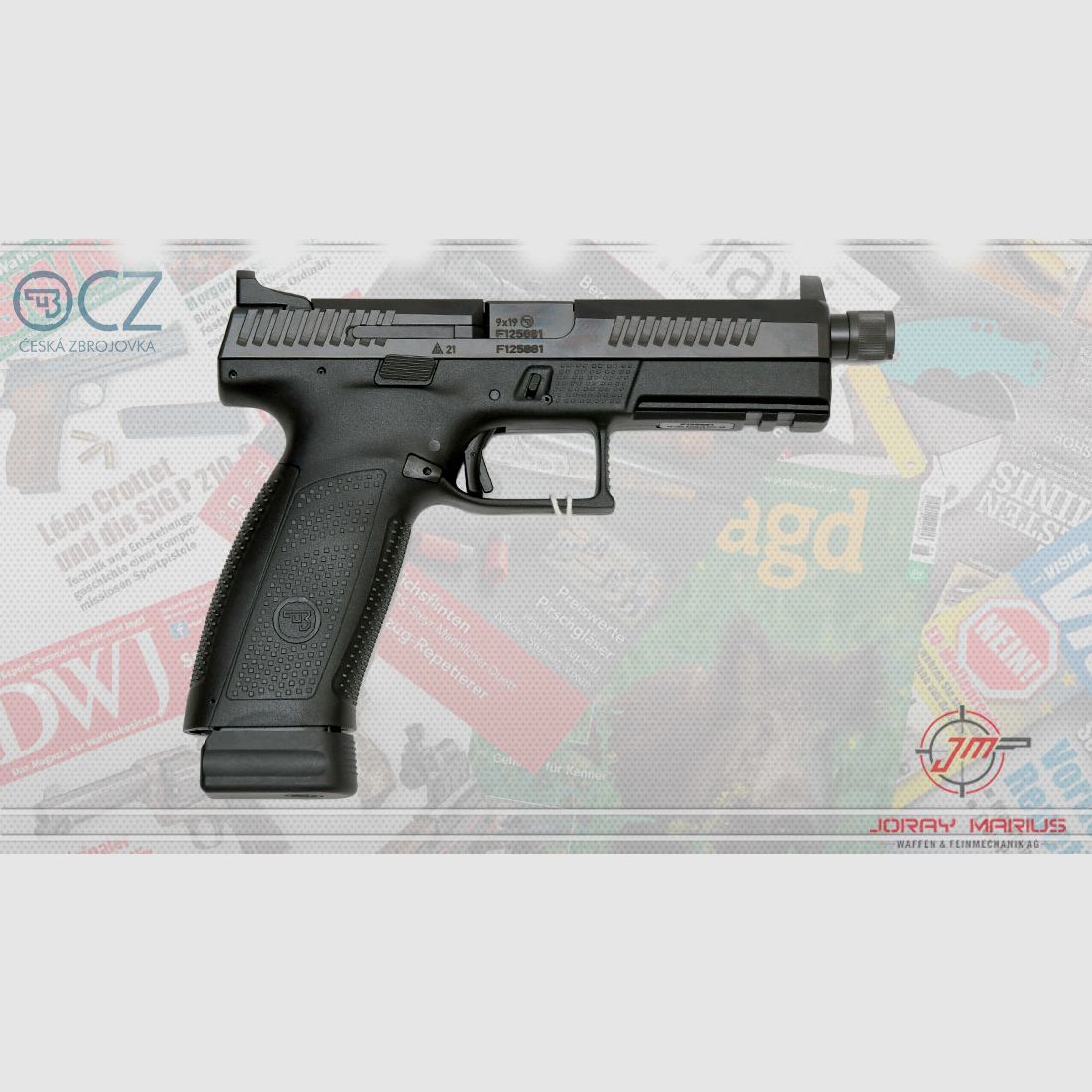 CZ P-10 F 9mm Para mit Gewindelauf, Bild 1 von 2