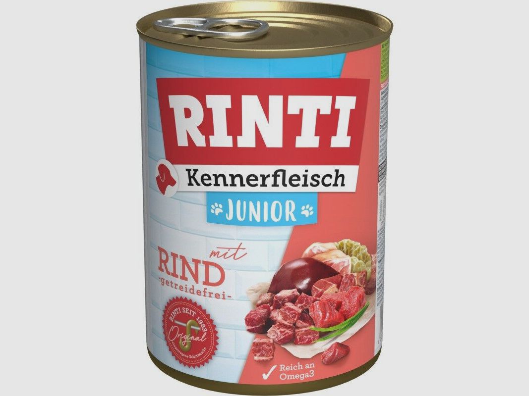 Rinti Hunde Nassfutter Dose Kennerfleisch Junior