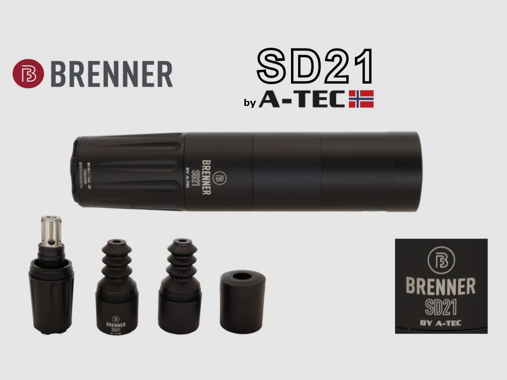 Brenner Komplettpaket: BR20 L.E. (Nussbaum, verstellbarer Schaftrücken / Limited Edition) mit Steiner Ranger 3-12x56