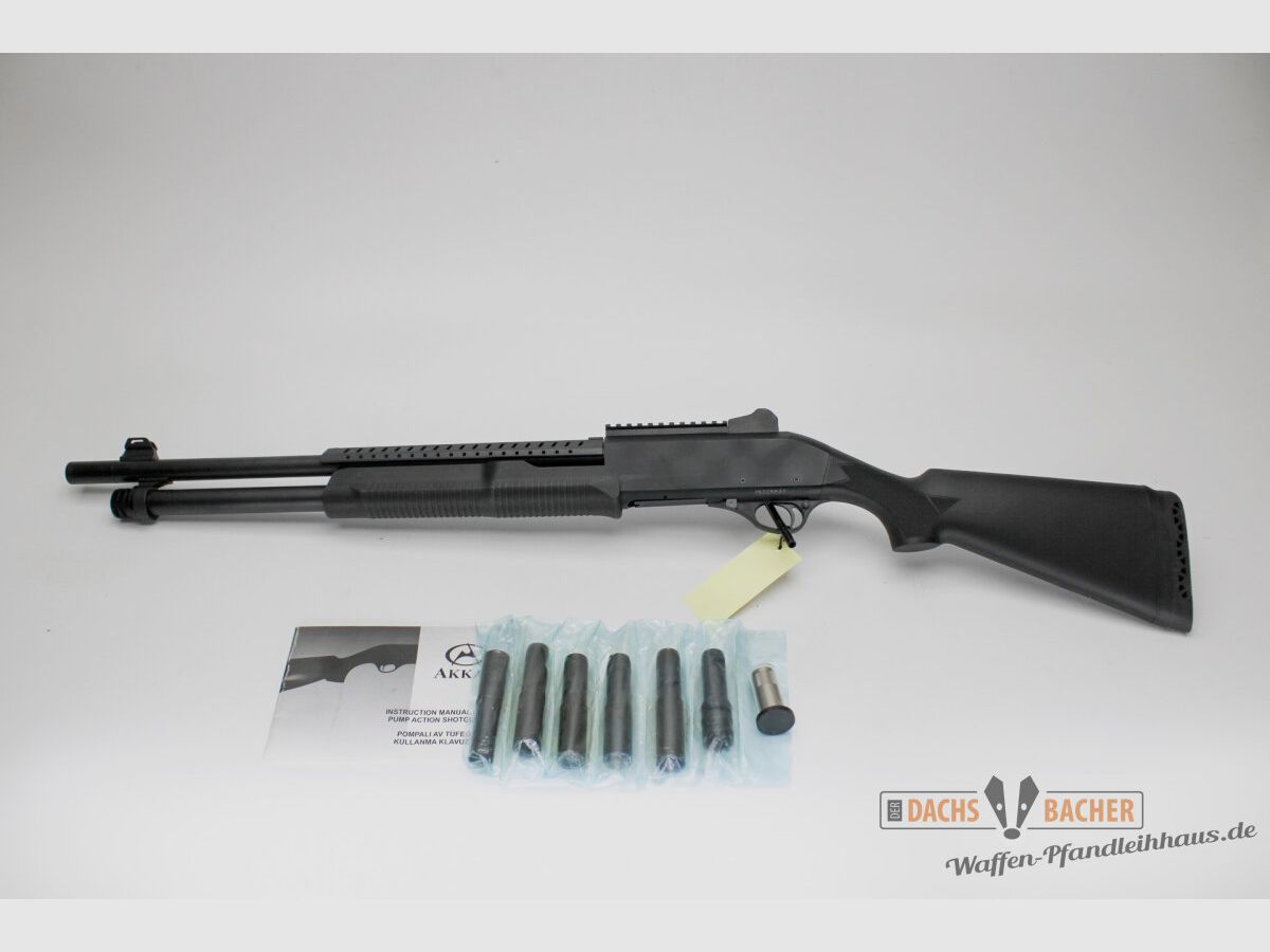 Vorderschaftsrep. Flinte AKKAR TK355 Kal. 12/76 mit komplettem Wechselchokesatz