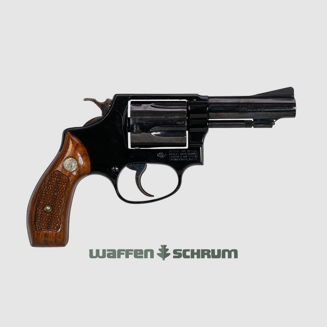 Smith & Wesson Mod. 37 , 5-Schuss Trommel, brüniert, ALU-Rahmen, .38Special
