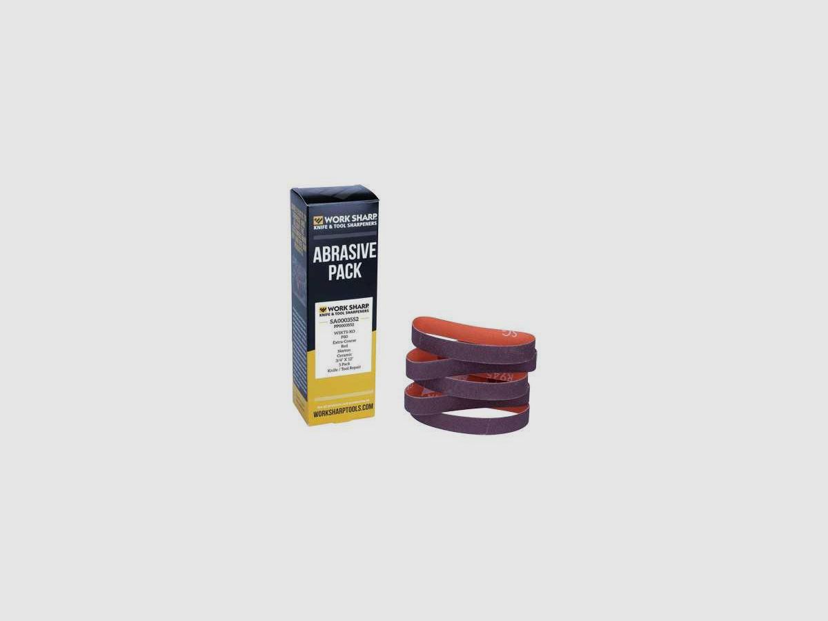 Accessoires affûtage 5 bandes P80 grain grossier Worksharp